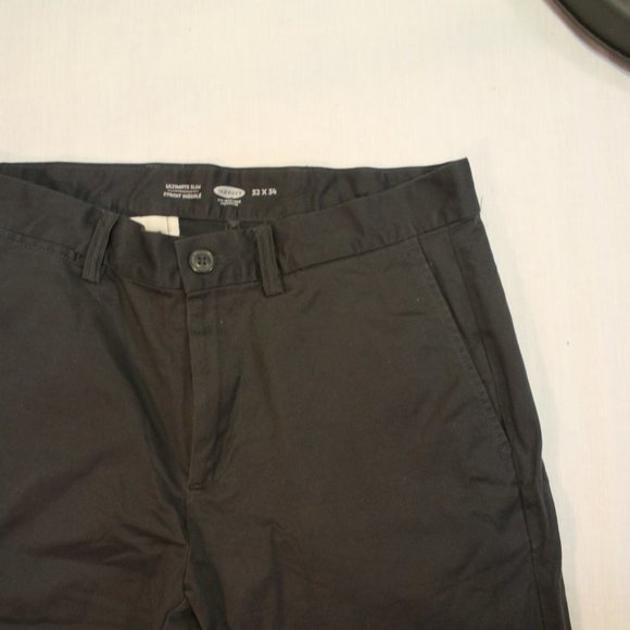 Old navy kaki pants dark blue 32x34 - Picture 3 of 6